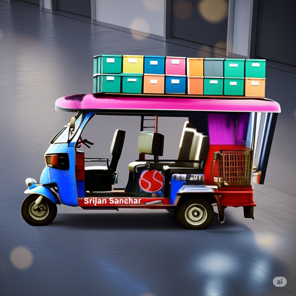 Reducing congestion  through double purpose  para transit  vehicle 